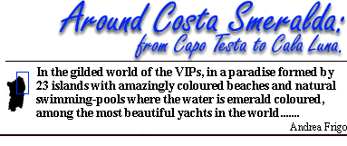 Around Costa Smeralda: from Capo Testa to Cala Luna.